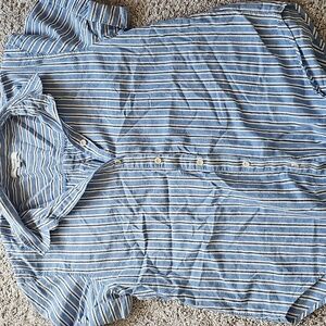 Madewell Blue Striped Shirt